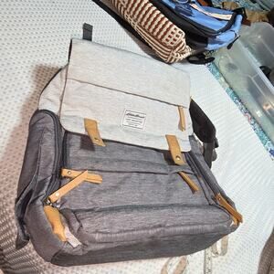 EDDIE BAUER FIRST ADVENTURE CASCADE BACKBAG DIAPER BAG